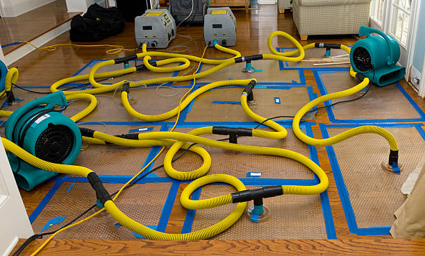 Professional Flood Damage Restoration technician working in Huger, SC